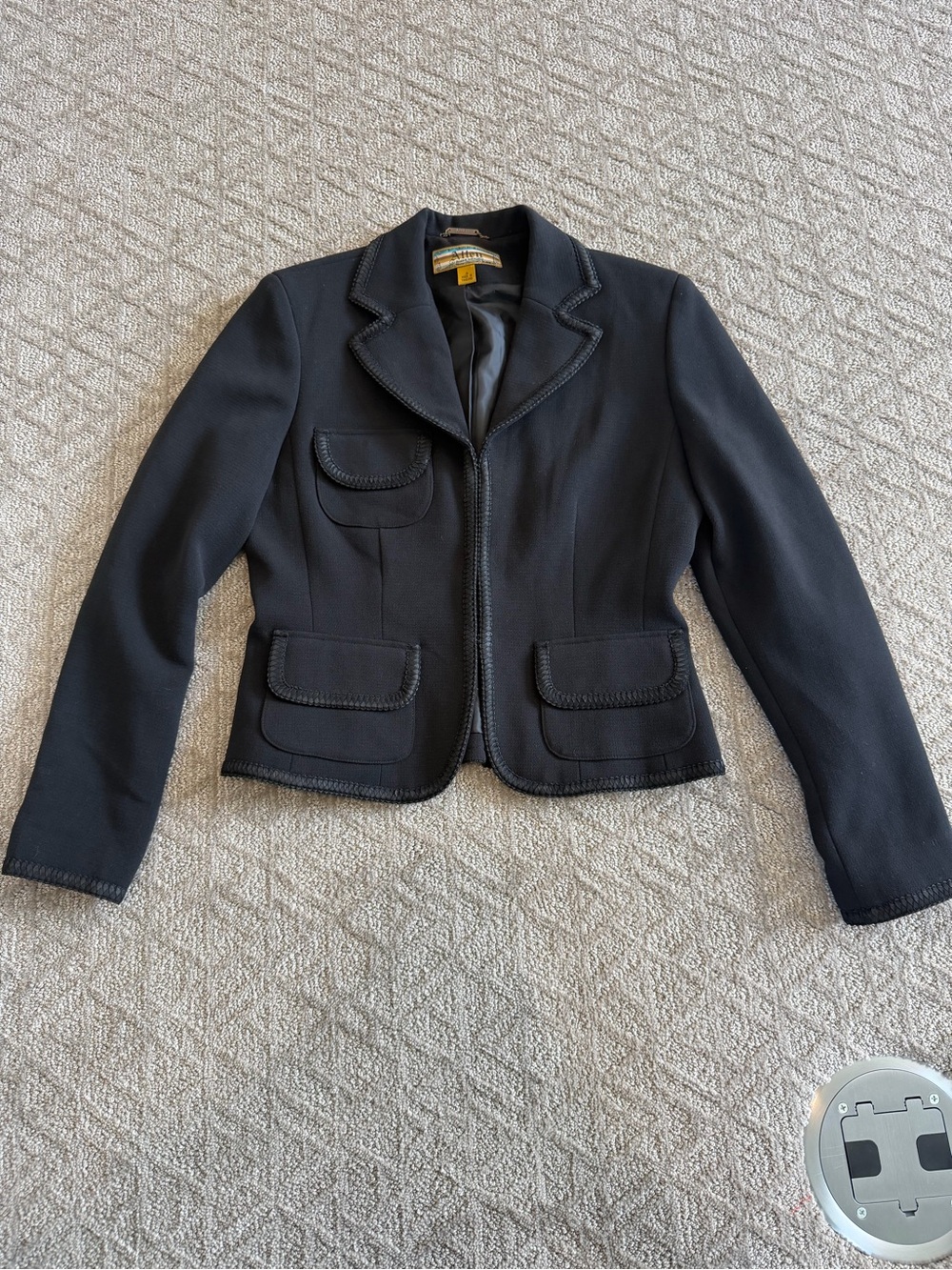Allen B. By Allen Schwartz Black Tailored Women's Blazer